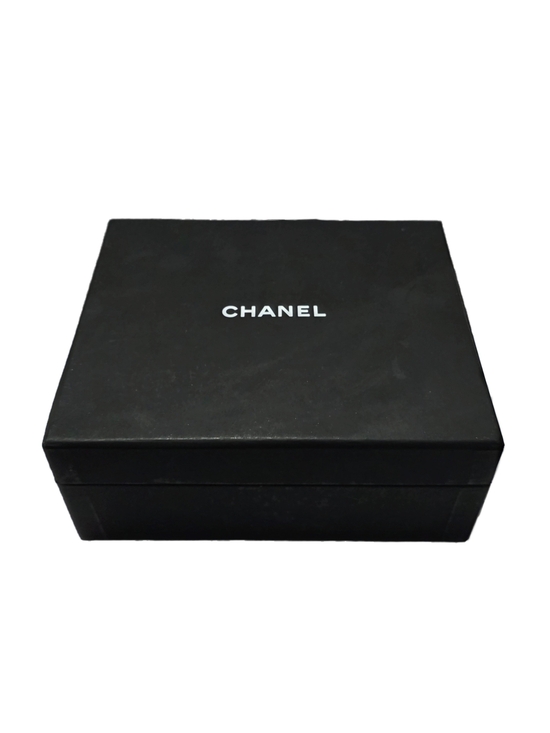CHANEL Quilted Sunglass Case With Box For Chain
